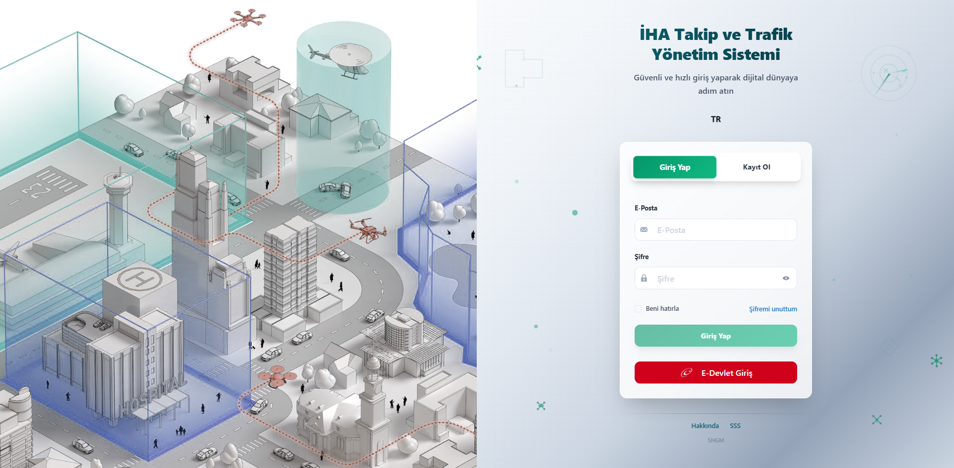 İHA Takip ve Trafik Yönetim Sistemi